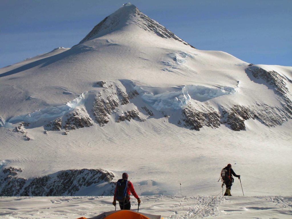 Ascending Mount Vinson Antarctica